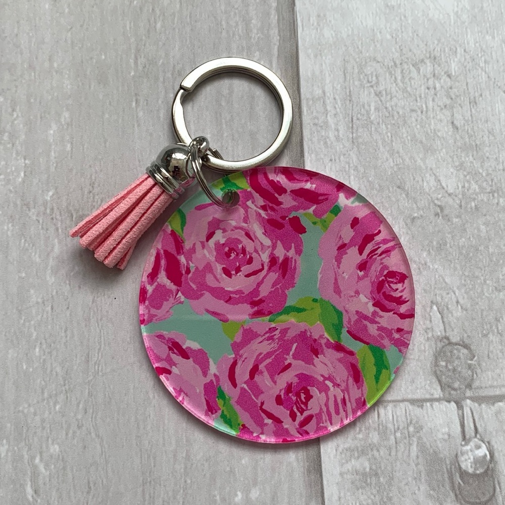 Monogram acrylic keychains - Picture 2 of 7
